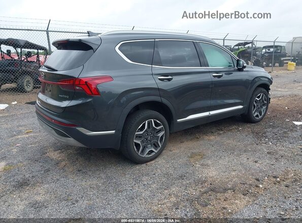5NMS5DA1XPH013602 2023 HYUNDAI SANTA FE HYBRID Gray Trasero derecho