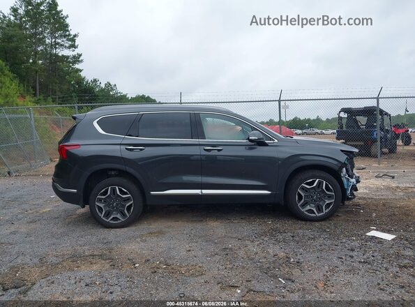 5NMS5DA1XPH013602 2023 HYUNDAI SANTA FE HYBRID Gray Vista interior trasera