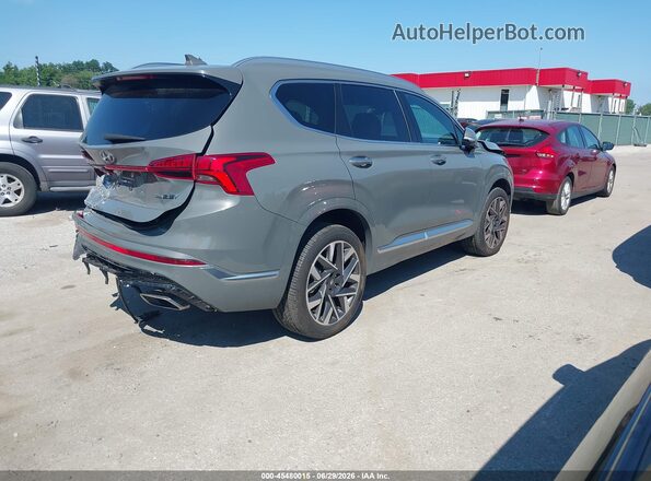 5NMS5DAL0NH415093 2022 HYUNDAI SANTA FE Gray Trasero derecho