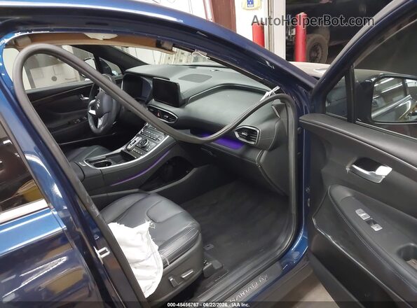 5NMS5DAL0PH518940 2023 HYUNDAI SANTA FE Blue Front interior view