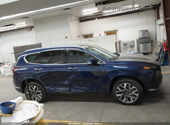 5NMS5DAL0PH518940 2023 HYUNDAI SANTA FE Blue Rear interior view