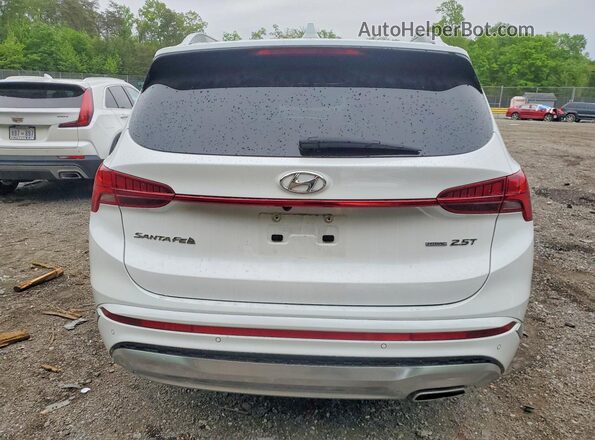 5NMS5DAL1NH435093 2022 HYUNDAI SANTA White Vista trasera