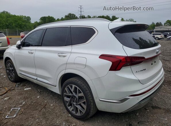5NMS5DAL1NH435093 2022 HYUNDAI SANTA White Trasero izquierdo