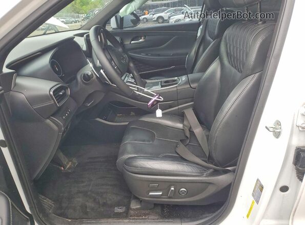 5NMS5DAL1NH435093 2022 HYUNDAI SANTA White Vista interior delantera