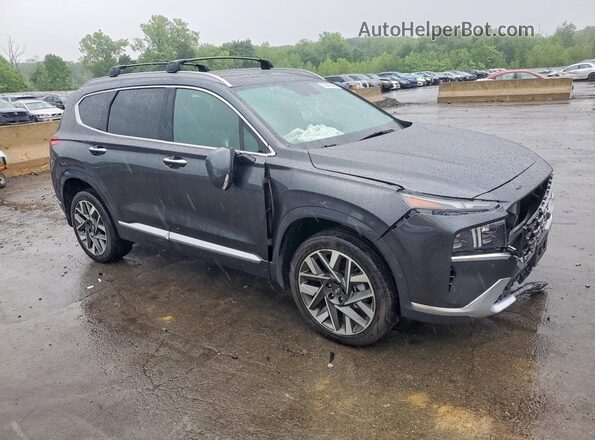 5NMS5DAL2PH645981 2023 HYUNDAI SANTA Gray Передня права чверть