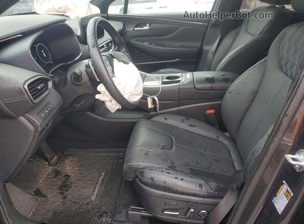 5NMS5DAL2PH645981 2023 HYUNDAI SANTA Gray Вид салону спереду