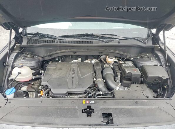 5NMS5DAL2PH645981 2023 HYUNDAI SANTA Gray Вид підкапотного простору
