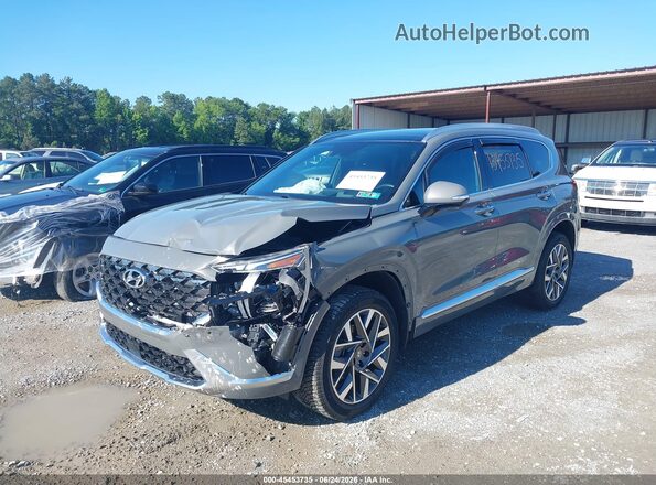 5NMS5DAL3NH461095 2022 HYUNDAI SANTA FE Gray Vista tres cuartos delantera izquierda