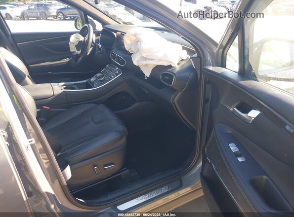 5NMS5DAL3NH461095 2022 HYUNDAI SANTA FE Gray Vista interior delantera