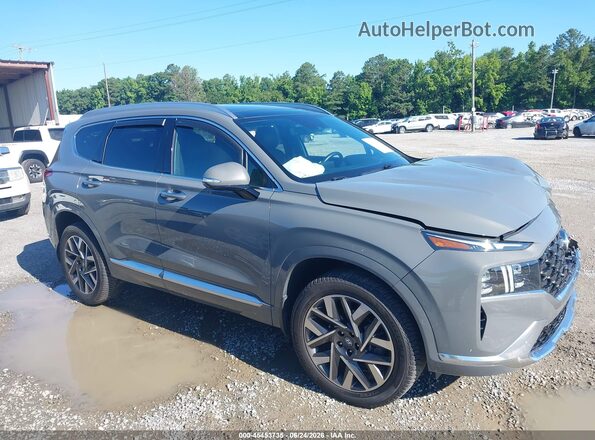 5NMS5DAL3NH461095 2022 HYUNDAI SANTA FE Gray Vista interior trasera