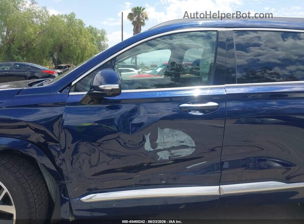 5NMS5DAL3PH522951 2023 HYUNDAI SANTA FE Blue ხელსაწყოთა პანელის ხედი