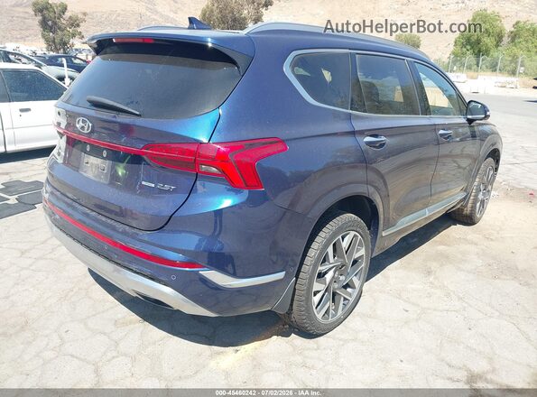 5NMS5DAL3PH522951 2023 HYUNDAI SANTA FE Blue უკანა მარჯვენა