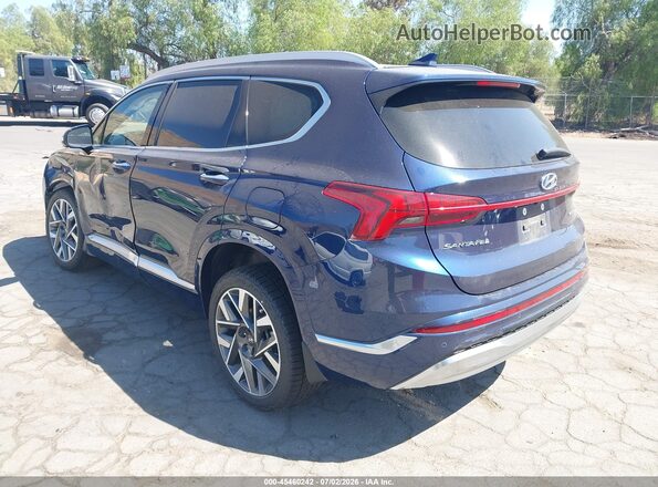 5NMS5DAL3PH522951 2023 HYUNDAI SANTA FE Blue უკანა მარცხენა