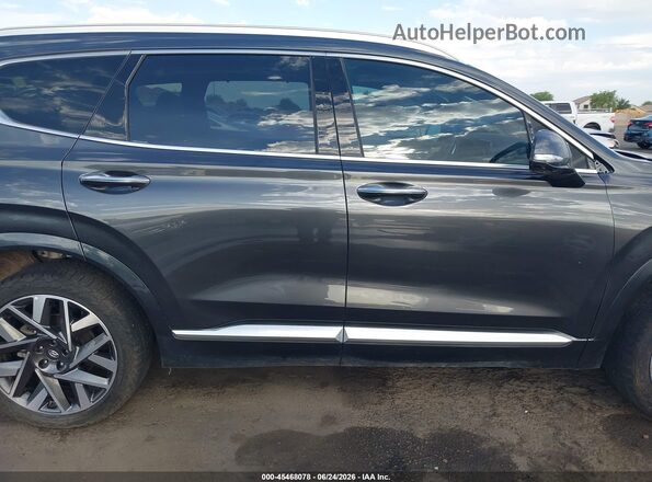 5NMS5DAL3PH603447 2023 HYUNDAI SANTA FE Gray უკანა სალონის ხედი