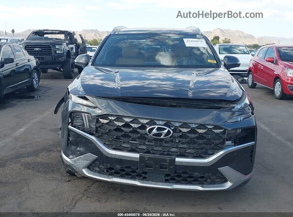 5NMS5DAL3PH603447 2023 HYUNDAI SANTA FE Gray ხელსაწყოთა პანელის ხედი
