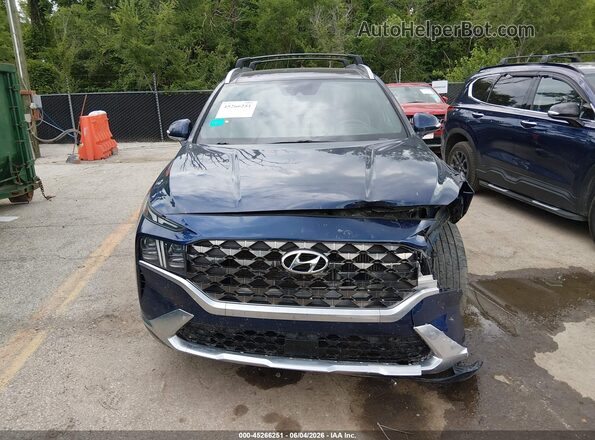 5NMS5DAL4PH492326 2023 HYUNDAI SANTA FE Blue Սալոնի հետևի տեսք