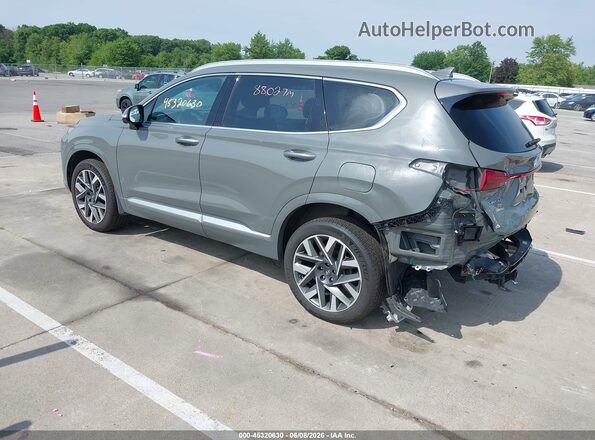 5NMS5DAL4PH637932 2023 HYUNDAI SANTA FE Gray Trasero izquierdo