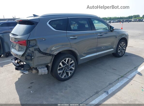 5NMS5DAL4PH637932 2023 HYUNDAI SANTA FE Gray Trasero derecho