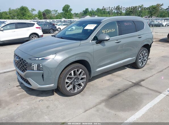 5NMS5DAL4PH637932 2023 HYUNDAI SANTA FE Gray Vista tres cuartos delantera izquierda