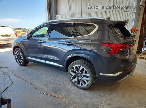 5NMS5DAL5NH374993 2022 HYUNDAI SANTA Black Trasero izquierdo