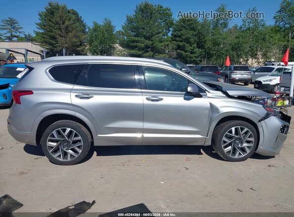 5NMS5DAL5PH492027 2023 HYUNDAI SANTA FE Silver Սալոնի հետևի տեսք
