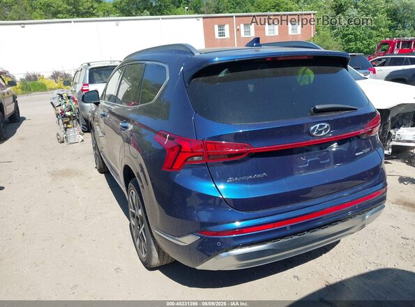 5NMS5DAL6PH596851 2023 HYUNDAI SANTA FE Blue Rear left