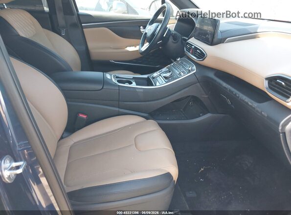5NMS5DAL6PH596851 2023 HYUNDAI SANTA FE Blue Front interior view