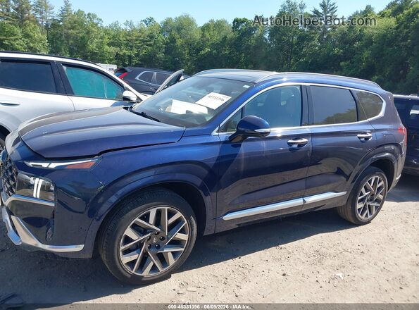 5NMS5DAL6PH596851 2023 HYUNDAI SANTA FE Blue 360 interior view