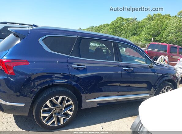 5NMS5DAL6PH596851 2023 HYUNDAI SANTA FE Blue Rear interior view