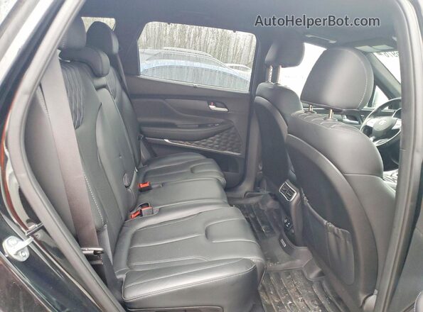 5NMS5DAL7PH573904 2023 HYUNDAI SANTA Black უკანა სავარძლების ხედი
