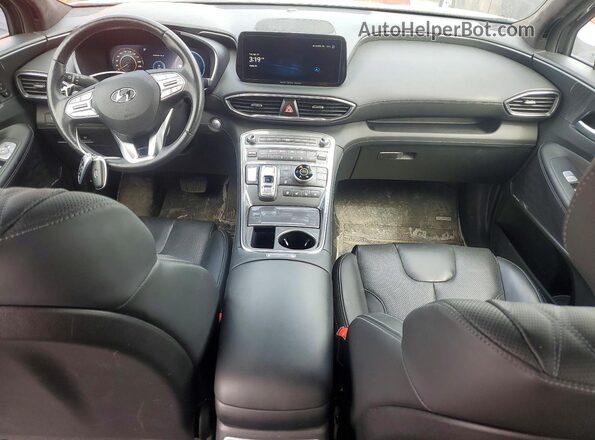 5NMS5DAL7PH573904 2023 HYUNDAI SANTA Black წინა პანელის ხედი