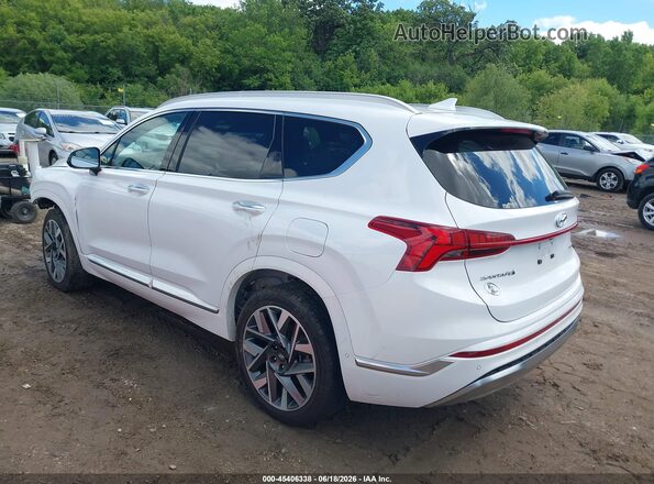 5NMS5DAL7PH629226 2023 HYUNDAI SANTA FE Белый Задняя левая четверть