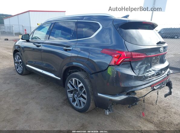 5NMS5DAL7PH634006 2023 HYUNDAI SANTA FE Black Rear left