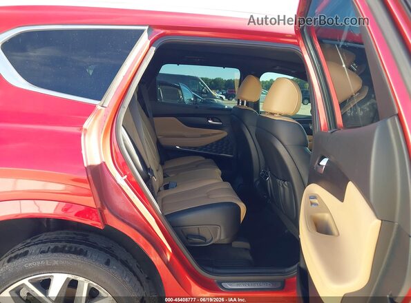 5NMS5DAL8PH499621 2023 HYUNDAI SANTA FE Red VIN კოდის სტიკერის ხედი