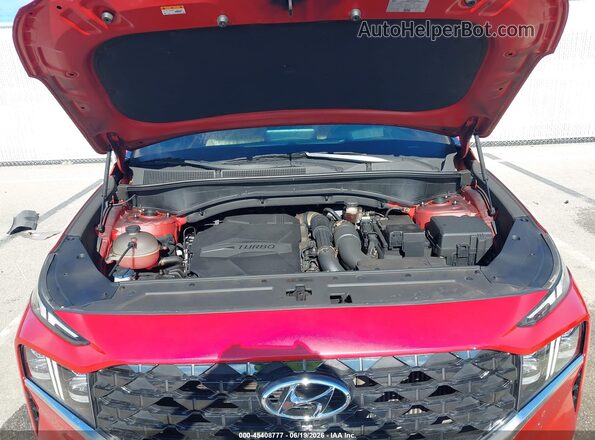 5NMS5DAL8PH499621 2023 HYUNDAI SANTA FE Red უკანა ხედი