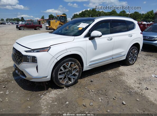 5NMS5DAL9PH510948 2023 HYUNDAI SANTA FE Белый Передняя левая четверть
