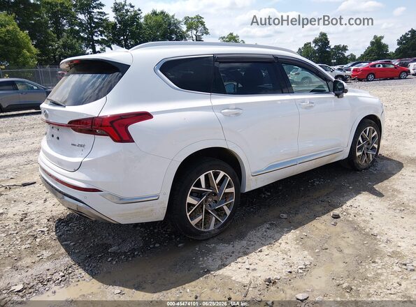 5NMS5DAL9PH510948 2023 HYUNDAI SANTA FE Белый Задняя правая четверть
