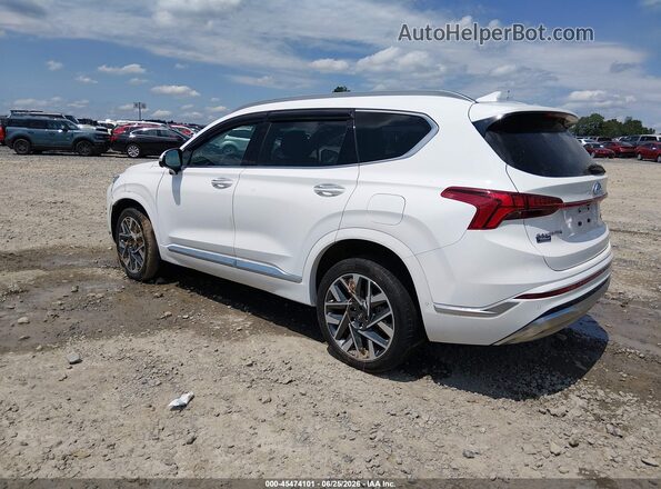 5NMS5DAL9PH510948 2023 HYUNDAI SANTA FE Белый Задняя левая четверть