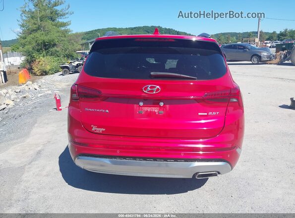 5NMS5DALXNH480338 2022 HYUNDAI SANTA FE Red 