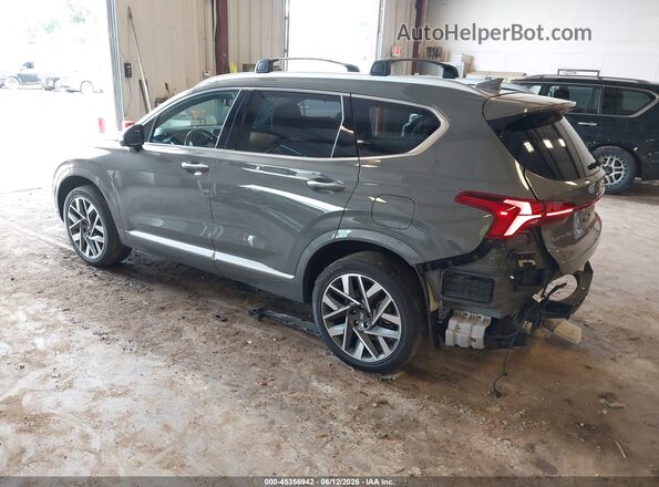 5NMS5DALXPH621007 2023 HYUNDAI SANTA FE Gray Հետևի ձախ