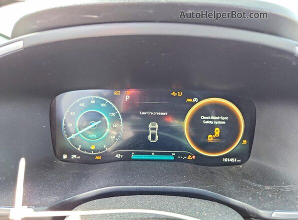 5NMS64AJ0MH331429 2021 HYUNDAI SANTA White Instrument cluster view