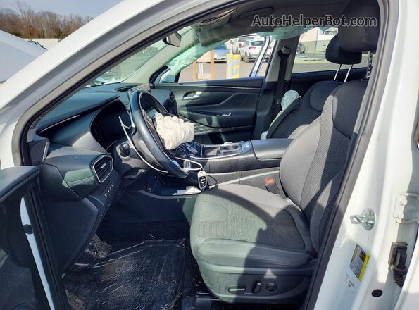 5NMS64AJ0MH331429 2021 HYUNDAI SANTA White Front interior view