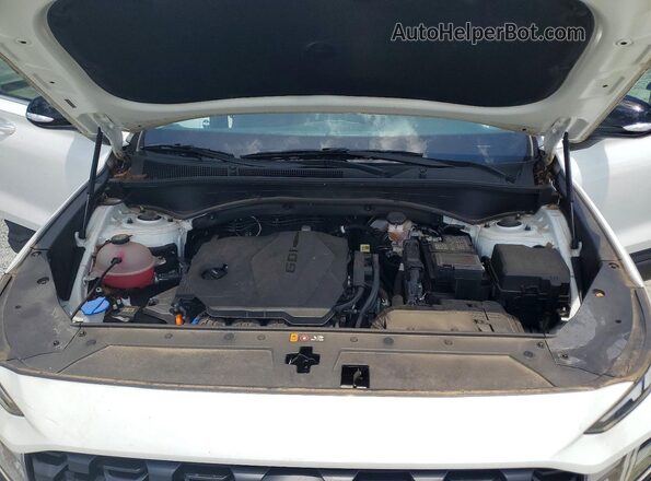 5NMS64AJ0NH465858 2022 HYUNDAI SANTA White Շարժիչի բաժամունքի տեսք