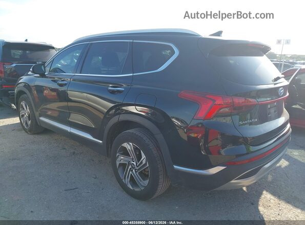 5NMS64AJ1MH303641 2021 HYUNDAI SANTA FE Black უკანა მარცხენა