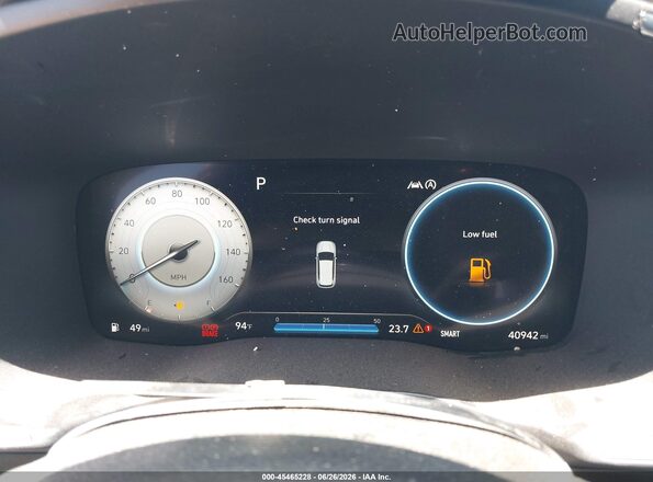 5NMS64AJ2NH392380 2022 HYUNDAI SANTA FE White უკანა სავარძლების ხედი