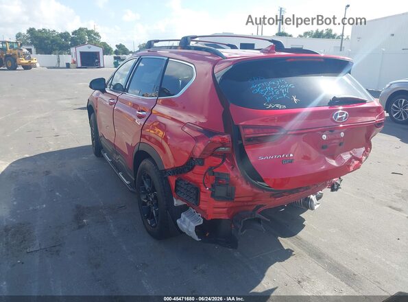 5NMS64AJ3PH578643 2023 HYUNDAI SANTA FE Red Հետևի ձախ