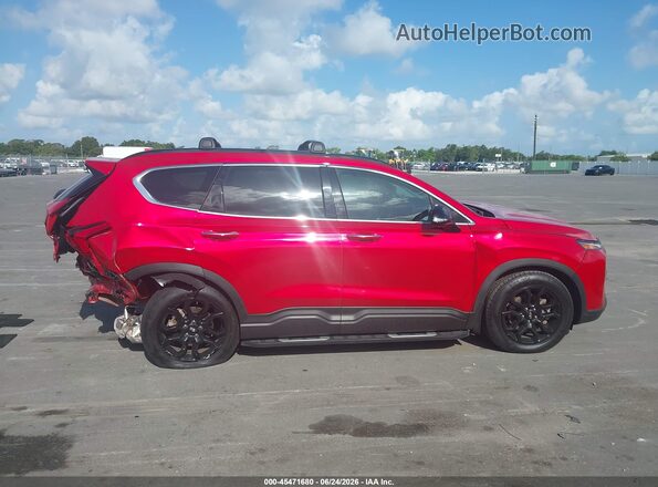 5NMS64AJ3PH578643 2023 HYUNDAI SANTA FE Red Սալոնի հետևի տեսք