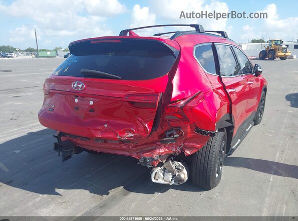 5NMS64AJ3PH578643 2023 HYUNDAI SANTA FE Red Դիմացի տեսք