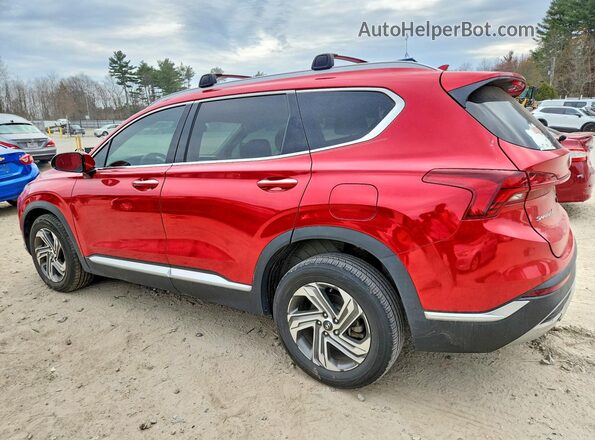 5NMS64AJ7NH376711 2022 HYUNDAI SANTA Red Задня ліва чверть
