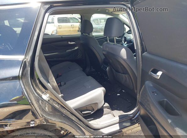 5NMS64AJ8NH372862 2022 HYUNDAI SANTA FE Black Widok naklejki z numerem VIN